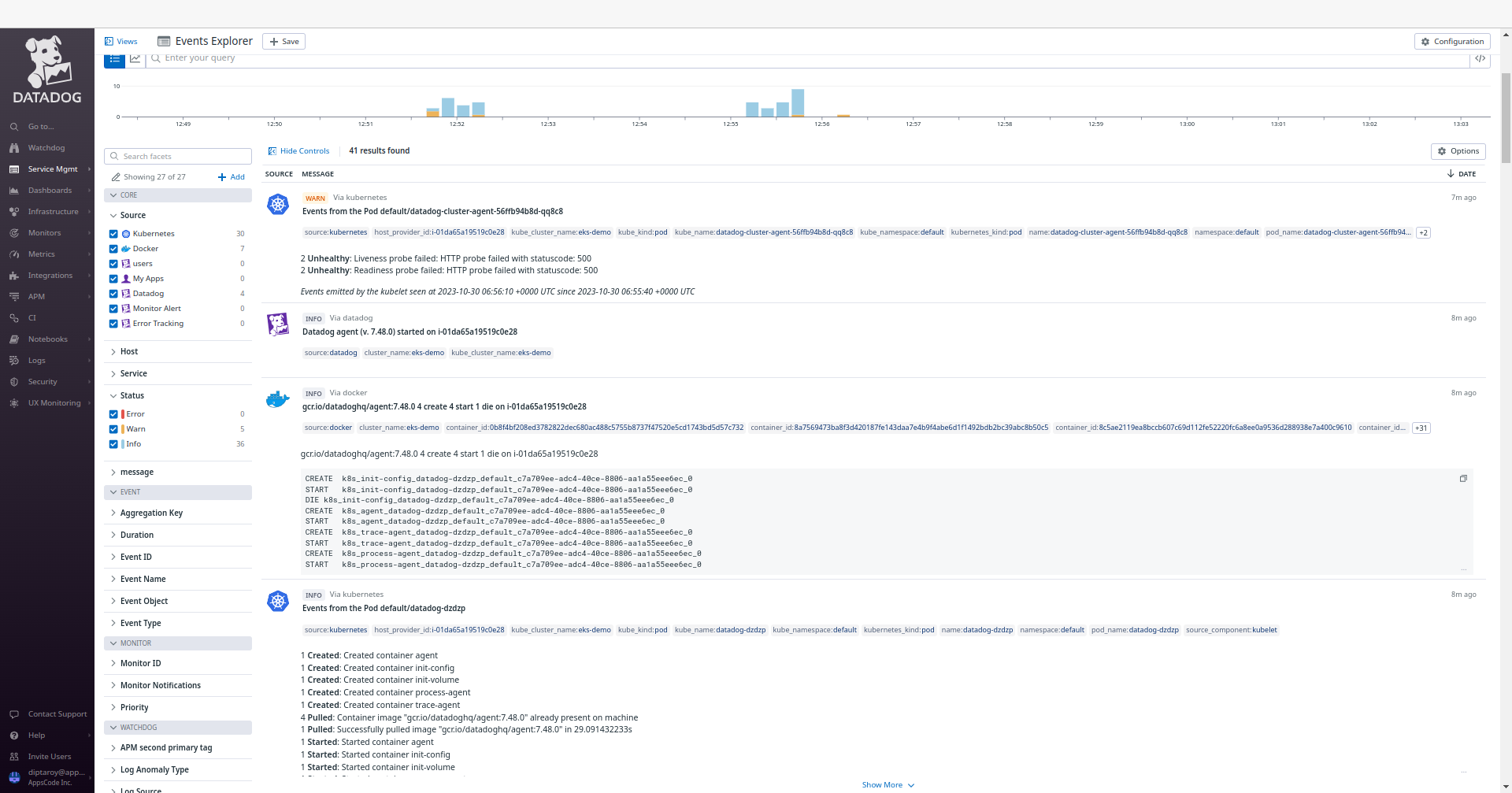 Datadog Events